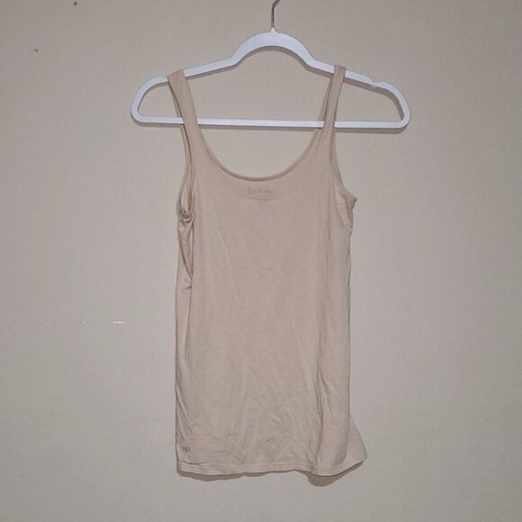 SOLD!!! LILLY PULITZER Ivory Basic Scoop Tank Top - Size Small - Picture 1 of 5